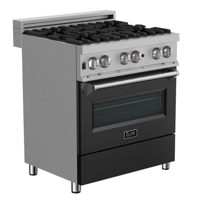 zline-legacy-30-inch-dual-fuel-range-with-4-burner-gas-cooktop-4-0-cu-ft-electric-convection-oven-satin-stainless-steel-with-black-matte-door-ras-blm-30
