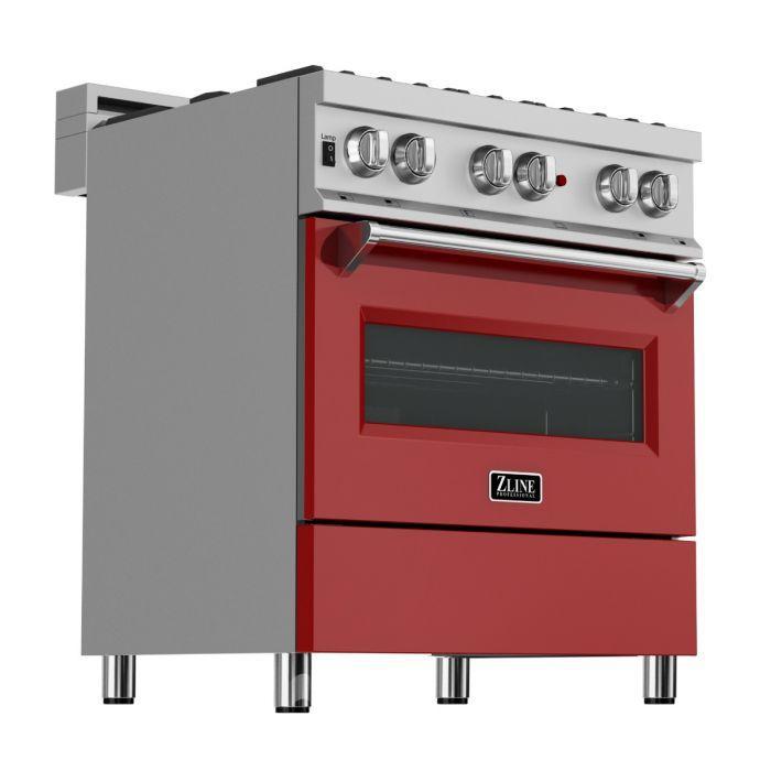 zline-legacy-30-in-dual-fuel-range-with-4-burners-and-electric-convection-oven-4-0-cu-ft-satin-stainless-steel-with-red-gloss-door-ras-rg-30