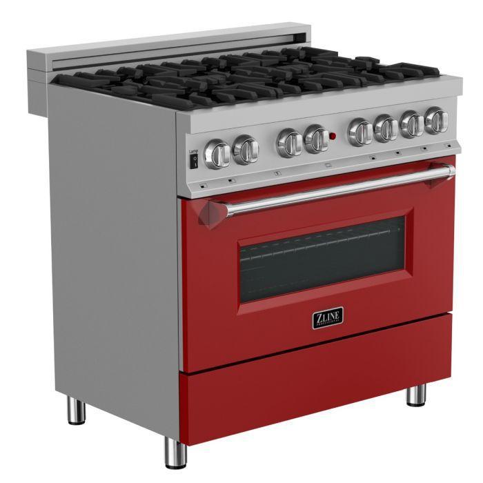 zline-36-in-legacy-dual-fuel-range-4-6-cu-ft-6-burner-gas-cooktop-electric-convection-oven-satin-stainless-steel-with-red-matte-door-ras-rm-36