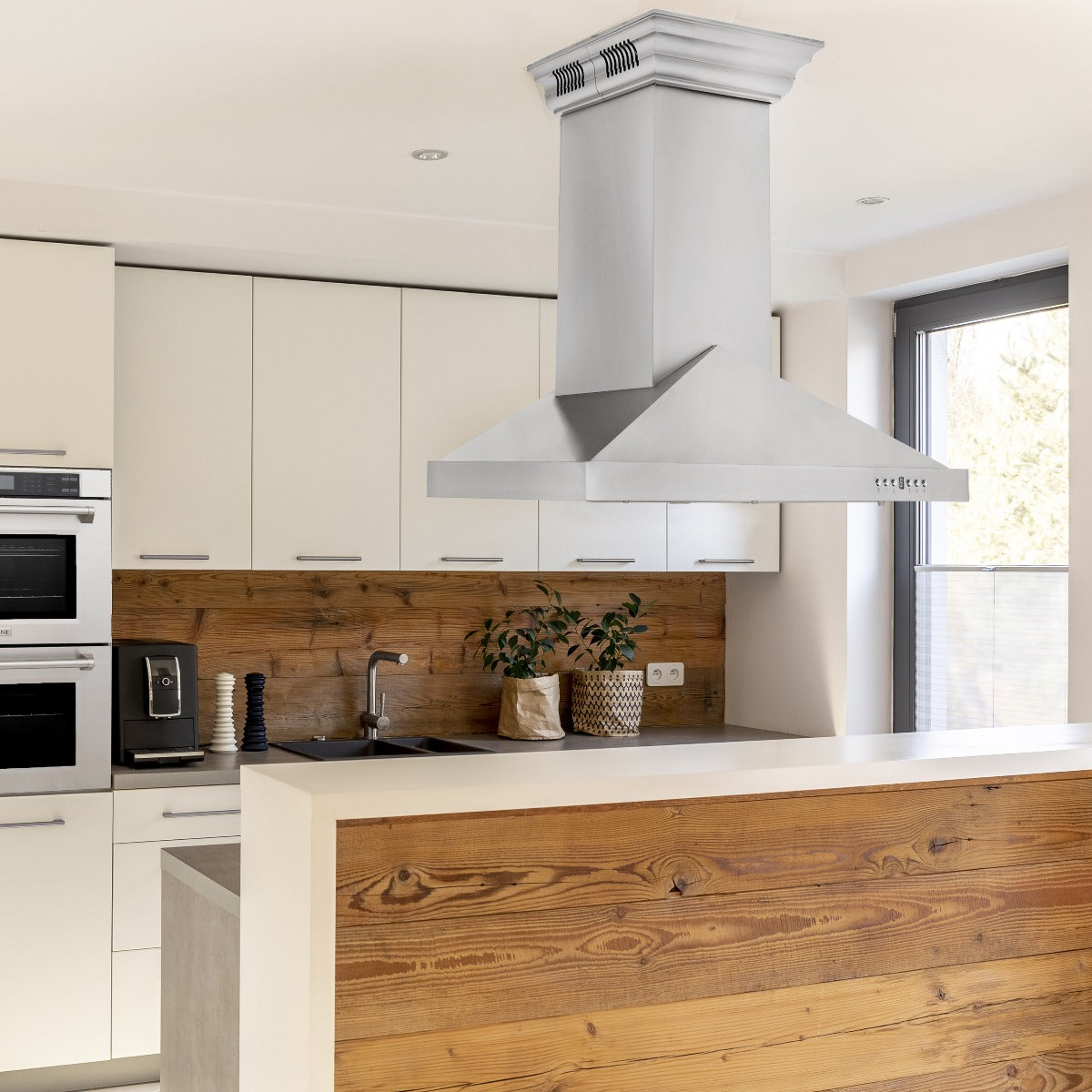 zline-36-in-island-mount-range-hood-400-cfm-stainless-steel-crownsound-bluetooth-speakers-gl1icrn-bt-36