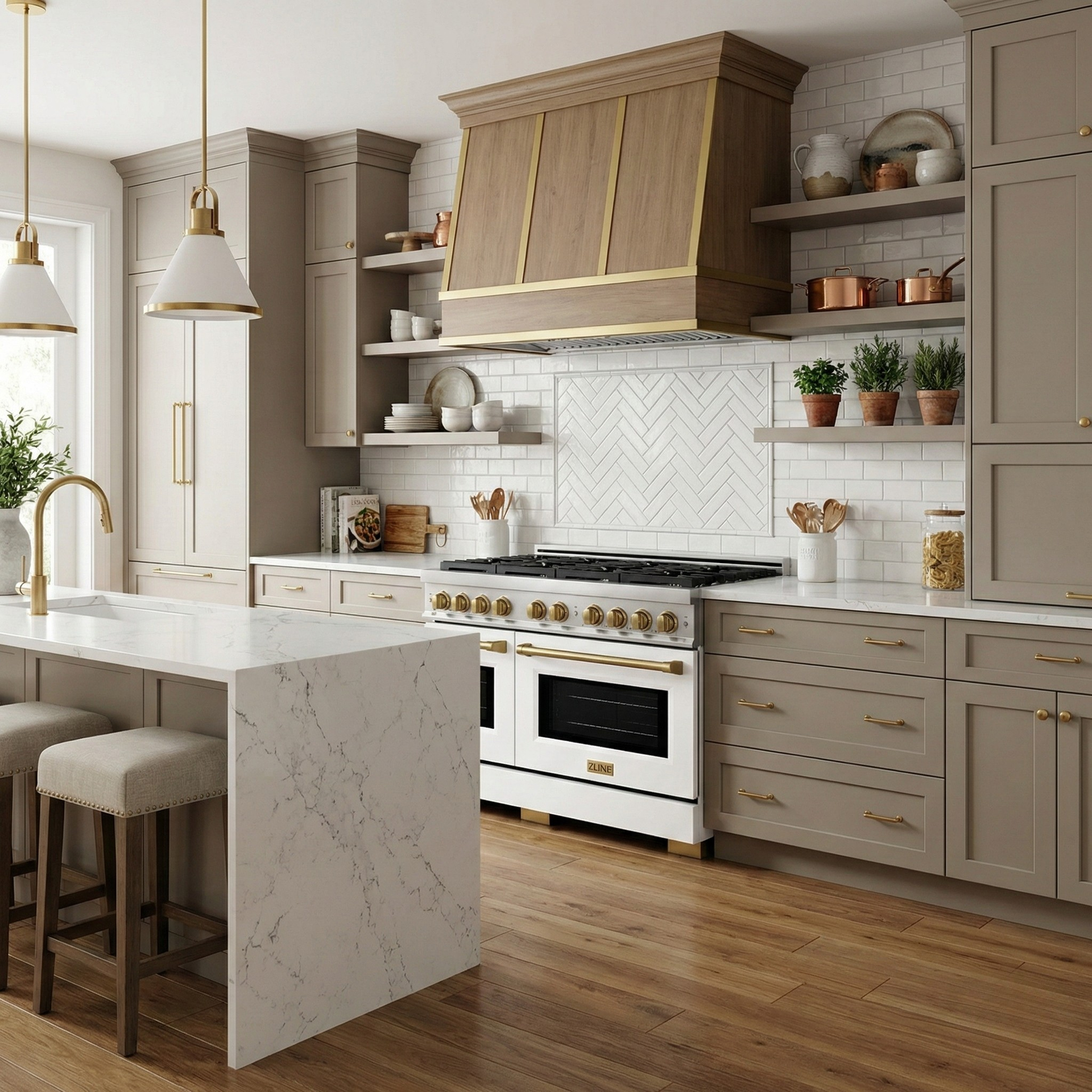 zline-autograph-edition-48-in-paramount-double-oven-dual-fuel-range-with-8-gas-burners-white-matte-doors-and-champagne-bronze-accents-sdrz-wm-48-cb